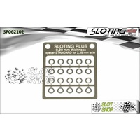 Sloting Plus SP062102 Spacers for 3/32 Axle (0.20mm)