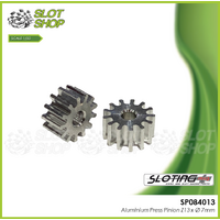 Sloting Plus SP084013 Aluminium Press Pinion - 13 Tooth (7 mm)
