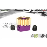 Sloting Plus SP085713 Adjustable Steel Pinion - 6.5 x 12 Tooth