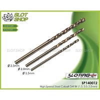 Sloting Plus 140012 High Speed Steel Cobalt Drill Bit (1.5, 2.0, 2.5mm)