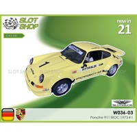 Slotwings W036-03 P Porsche 911 IROC Yellow #1 