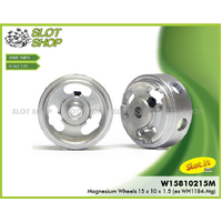 Slot.it W15810215M Magnesium Wheels (15 x 10mm)