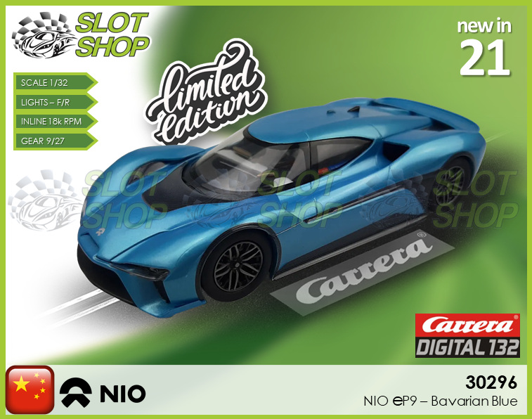 Carrera Digital 30296 NIO EP9 - Bavarian Blue - 