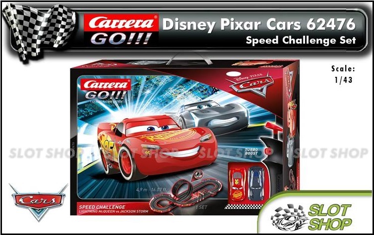 Carrera Go!!! 62476 Disney Pixar Cars - Speed Challenge