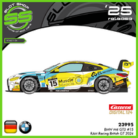 Carrera 23995 Digital 124 BMW M4 GT3 #15 RAM Racing British GT 2024  