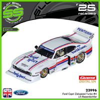 Carrera 23996 Digital 124 Ford Capri Zakspeed Turbo #4 Lili Reisenbichler  