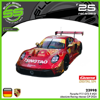 Carrera 23998 Digital 124 Porsche 911 GT3 R #25 Absolute Racing Macao GP 2024  
