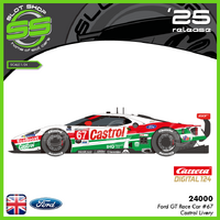 Carrera 24000 Digital 124 Ford GT Race Car #67 Castrol Livery  