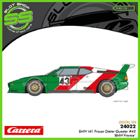 Carrera 24022 Digital 124 BMW M1 Procar Dieter Quester #43 ‘BMW France’