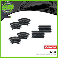 Carrera 26955 Track Extension Set 2 (6 Pieces)