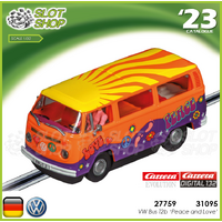 Carrera 27759 EVO VW Bus Type 2b 'Peace & Love'