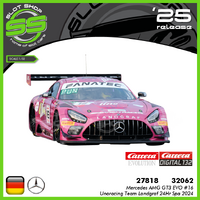 Carrera 27818 Evolution Mercedes AMG GT3 EVO #16 - Unoracing Team Landgraf 24Hrs of Spa 2024
