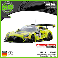 Carrera 27819 Evolution Mercedes AMG GT3 EVO #2 - Getspeed 24Hrs of Spa 2024
