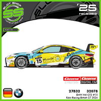 Carrera 27832 Evolution BMW M4 GT3 #15 - RAM Racing British GT 2024
