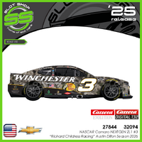Carrera 27844 NASCAR Camaro NEXTGEN ZL1 #3 “Richard Childress Racing” Austin Dillon Season 2026