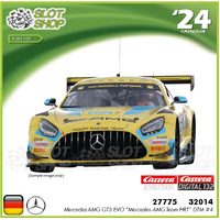 Carrera 32014 Digital 132 Mercedes AMG GT3 EVO “Mercedes-AMG Team HRT” DTM #4 