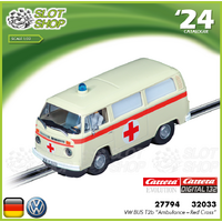 Carrera 32033 Digital 132 VW BUS T2b “Ambulance – Red Cross” 