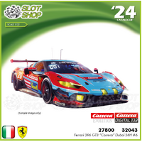 Carrera 32043 Digital 132 Ferrari 296 GT3 “Carrera” Dubai 24H #6