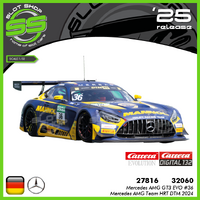 Carrera 32060 Digital 132 Mercedes AMG GT3 EVO #36 - Mercedes AMG Team HRT DTM 2024