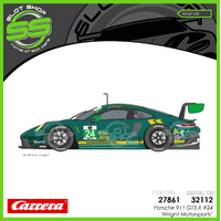Carrera 32112 Digital Porsche 911 GT3-R #24 - Wright Motorsports
