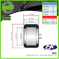 MJK 4201 Vanquish, MG - 21.6 x 14mm