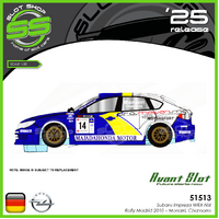 Avant Slot 51013 Subaru Impreza WRX NI4 Rally Madrid 2010 – Monarri, Chamorro