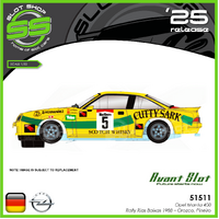 Avant Slot 51011 Opel Manta 400 #5 - Rally Rias Baixas 1988 - Orozco, Pineiro