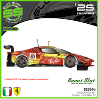 Avant Slot 52304b Ferrari 296 GT3 #51 - Spa 24Hrs 2025 - Ray-Ban
