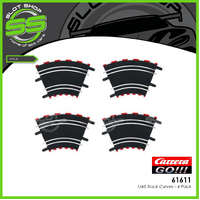 Carrera Go!!! 61611 1/45° Curve (4 per pack) 1:43 Scale