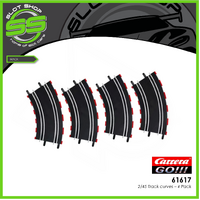Carrera Go!!! 61617 Curve 2/45° (4 Per Pack) 1:43 Scale