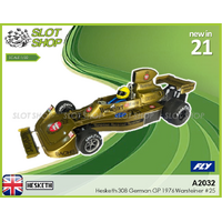 Fly A2032 Hesketh 308 German GP 1975 Warsteiner #25