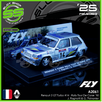Fly A2061 Renault 5 GT Turbo #14 - Rally Tour De Corse ’90 - J. Ragnotti & G. Thimonier
