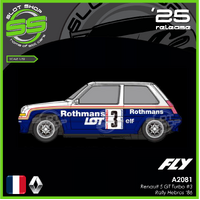 Fly A2081 Renault 5 GT Turbo #3 - Rally Hebros '86