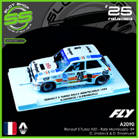 Fly A2090 Renault 5 Turbo #20 - Rally Montecarlo '84 - D. Snobeck & D. Emamuelli
