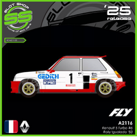 Fly A2116 Renault 5 Turbo #6 Rally Igualada '83