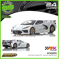 AFX 22095 Chevrolet Corvette C8 - Ceramic Metallic Silver