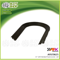 AFX 70625 12" 1/8R Banked Track Curves - Set