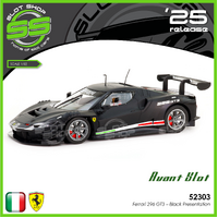 Avant Slot 52303 Ferrari 296 GT3 - Black Presentation