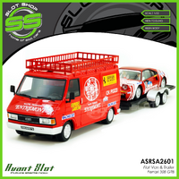 Avant Slot ASRSA2601 FIAT 242 Van & Trailer - Ferrari 308 GTB - Targa Florio '81