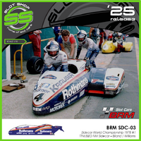 BRM-SDC-03 Sidecar World Championship 1978 #1  TTM/BEO FIM Sidecar – Biland / Williams