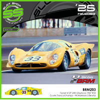 BRM203 Ferrari 412P 24Hr Daytona 1967 #33 Ecurie Francorchamps – W.Mairesse/J.Beurlys