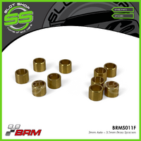 BRMS011F 3.0mm Brass Spacers - 3mm Axle