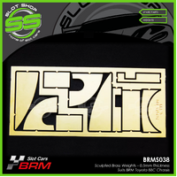 BRM S038 Sculpted Brass Weights – 0.5mm Thickness - Suits BRM Toyota 88C