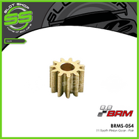 BRM S054 11-Tooth Brass Pinion Gear - Pair