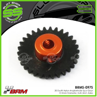 BRMS097S 30-Tooth Nylon Anglewinder Spur Gear - 15.9mm Diameter - 3mm Axles