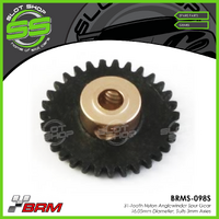 BRMS098S 31-Tooth Nylon Anglewinder Spur Gear - 16.05mm Diameter - 3mm Axles