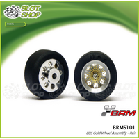 BRMS101 BBS Gold Wheel And Tyre Assembly
