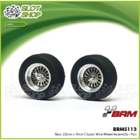 BRMS113 22mm x 9mm Rear Classic Wire Wheel Assembly