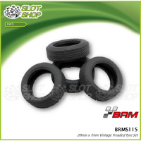 BRMS115 20mm x 7mm Treaded Tyre Set
