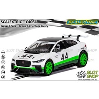 Scalextric C4064 Jaguar I-Pace Group 44 Heritage Livery